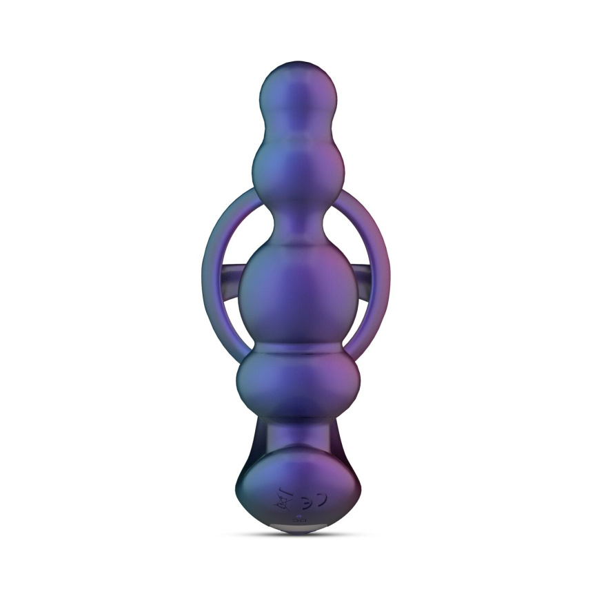 Анальний вібратор з ерекційним кільцем Hueman - Stellar Force Anal Beads with Cockring фото 3
