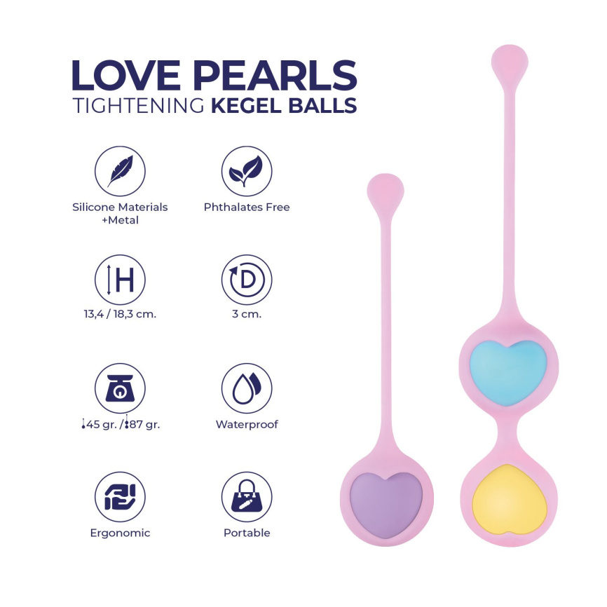 Вагінальні кульки Wooomy Love Pearls фото 5