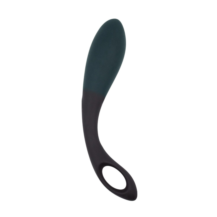 Анальний стимулятор Alive Black Heart Teal Black, макс. діаметр 3,6 см фото 1