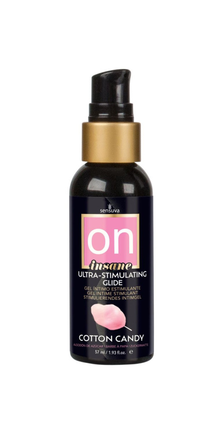 Збуджувальна змазка на гібридній основі Sensuva Ultra-Stimulating On Insane Cotton Candy (57 мл) фото 2