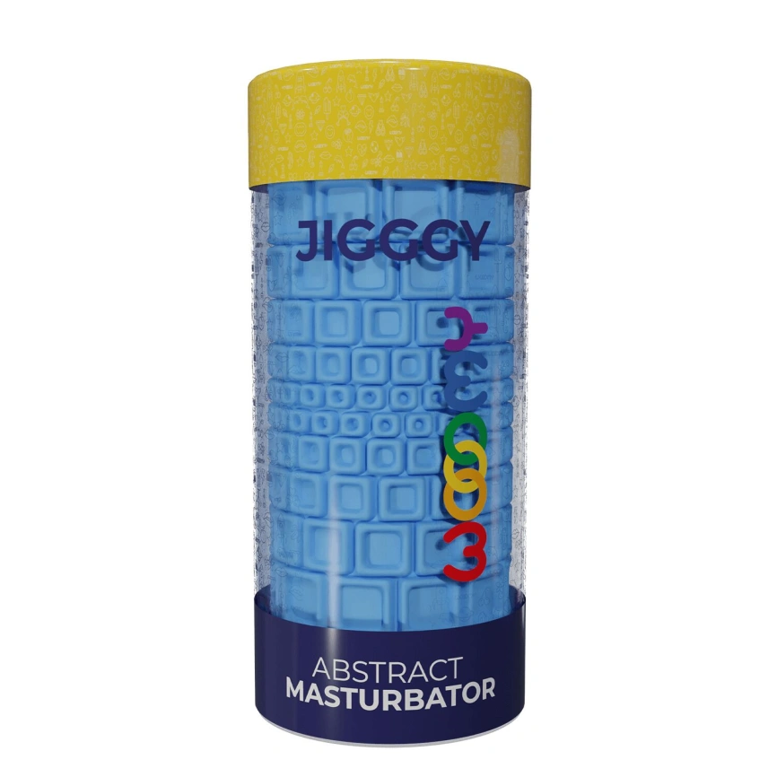 Мастурбатор Wooomy Jigggy Abstract Masturbator, сквозной, двусторонний фото 8