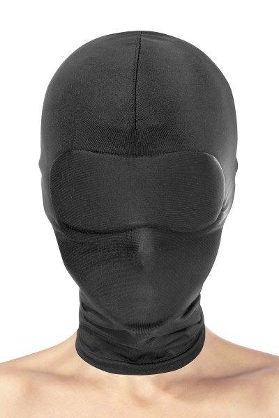 Капюшон для БДСМ Fetish Tentation Closed Hood с закрытыми глазами и ртом фото 1