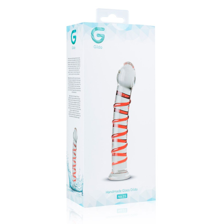 Скляний дилдо Gildo Glass Dildo No.15 фото 5