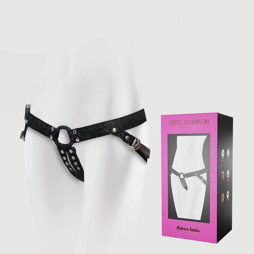Джинсовые трусики для страпона Adrien Lastic - Lastic Strap-on фото 7