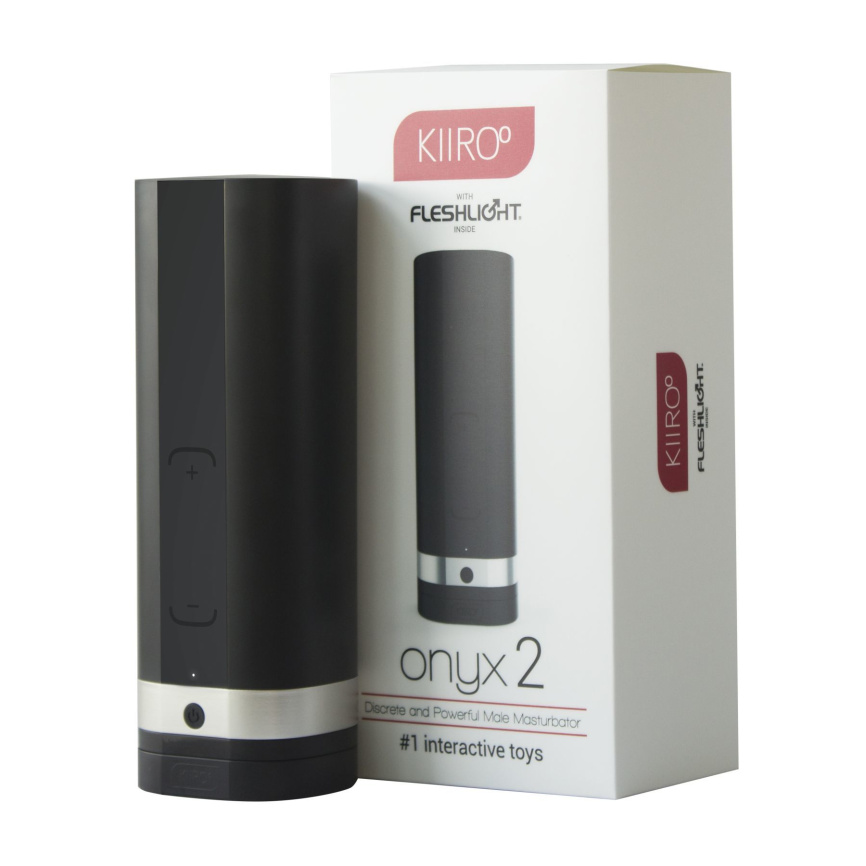 Інтерактивний мастурбатор Kiiroo Onyx 2, 10 стискальних кільця, не треба рухати, теледільдоніка фото 1