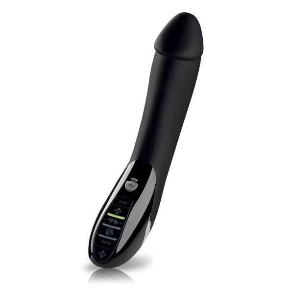 Вібратор з електростимуляцією Mystim Tickling Truman eStim Black, міостимулятор фото 1