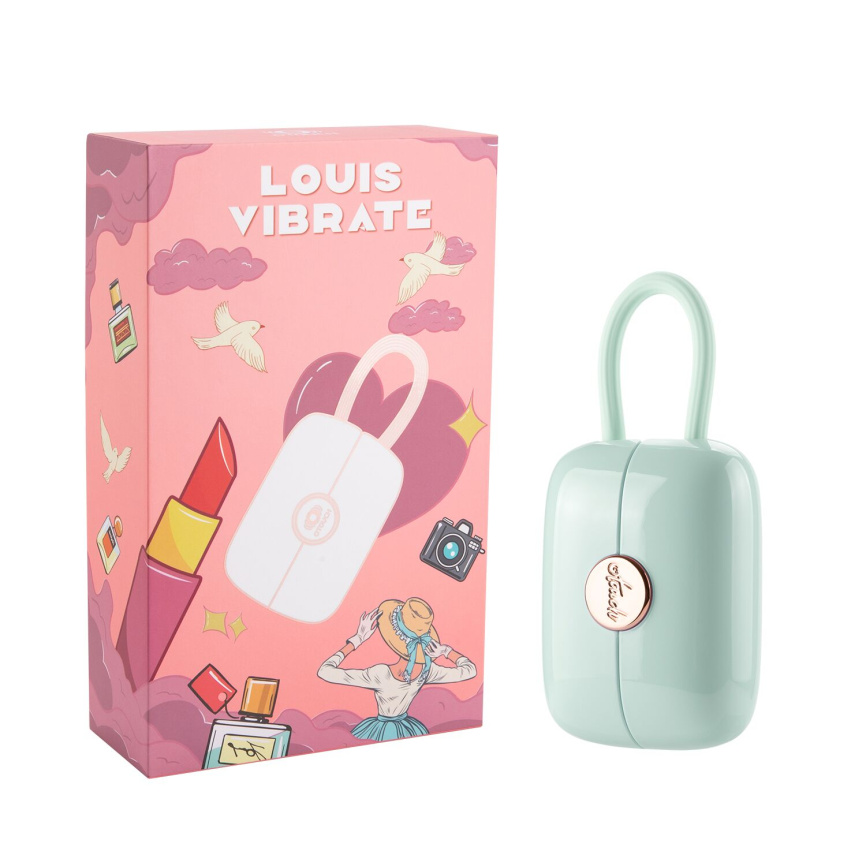 Вакуумний кліторальний стимулятор Otouch Louis Vibrate Teal з віброяйцем, у кейсі фото 9