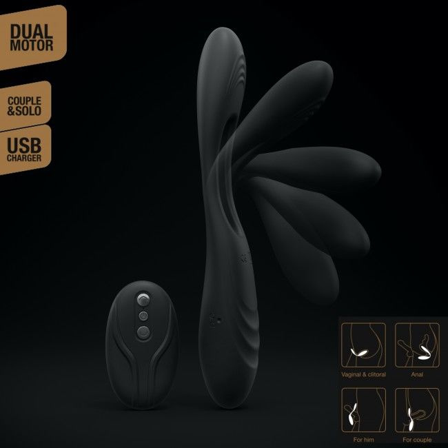 Вібратор для пар Dorcel MULTI JOY з пультом ДК фото 4