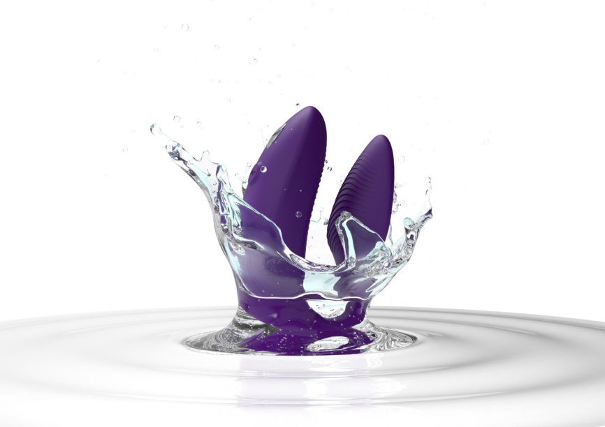 Смарт-вібратор для пар We-Vibe Sync 2 Purple, 10 віброрежимів, пульт ДК фото 11