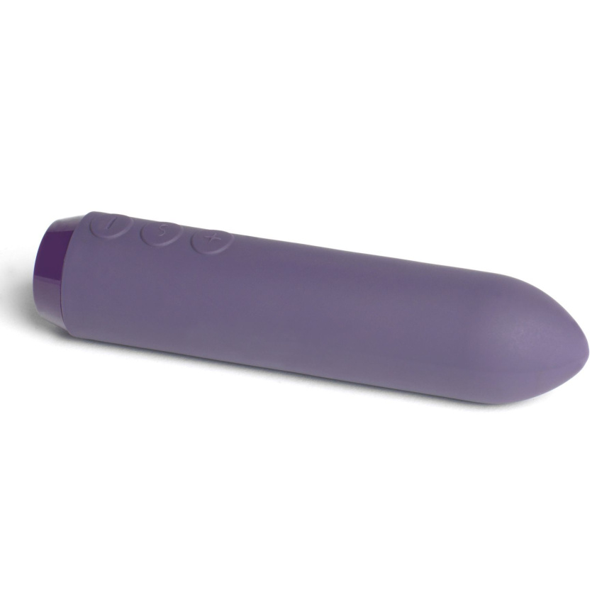 Мінівібратор Je Joue - Classic Bullet Vibrator Purple з глибокою вібрацією і фіксацією на палець фото 3