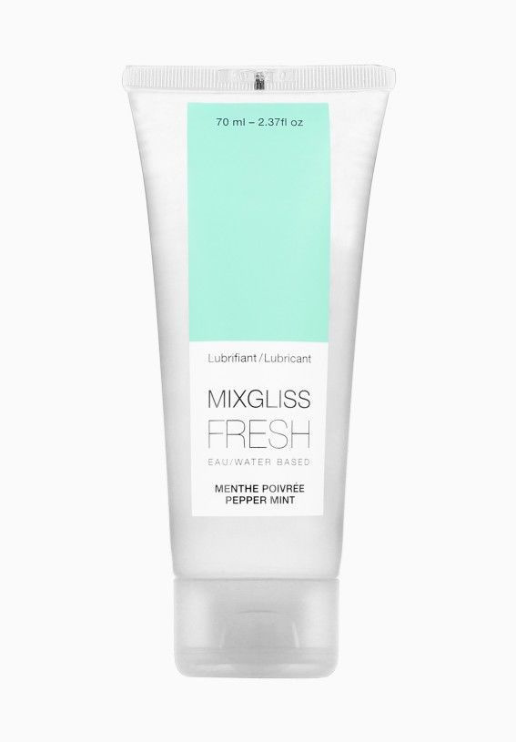 Лубрикант на водній основі MixGliss FRESH Pepper mint (70 мл) перцева м’ята фото 1