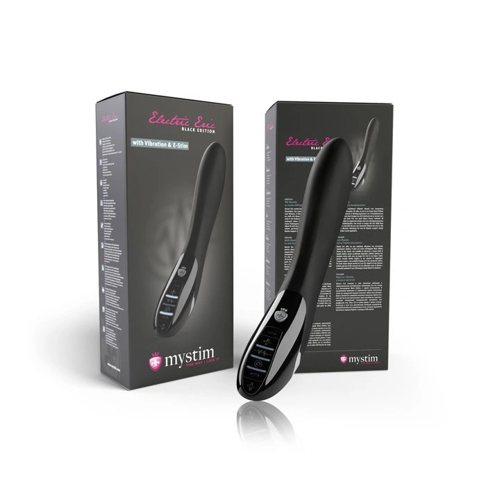 Вибратор с электростимуляцией Mystim Electric Eric eStim Black, миостимулятор фото 8