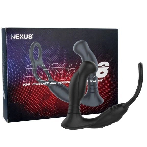 Стимулятор простаты Nexus SIMUL8 Prostate Stimulator с эрекционным кольцом и двумя моторами фото 2
