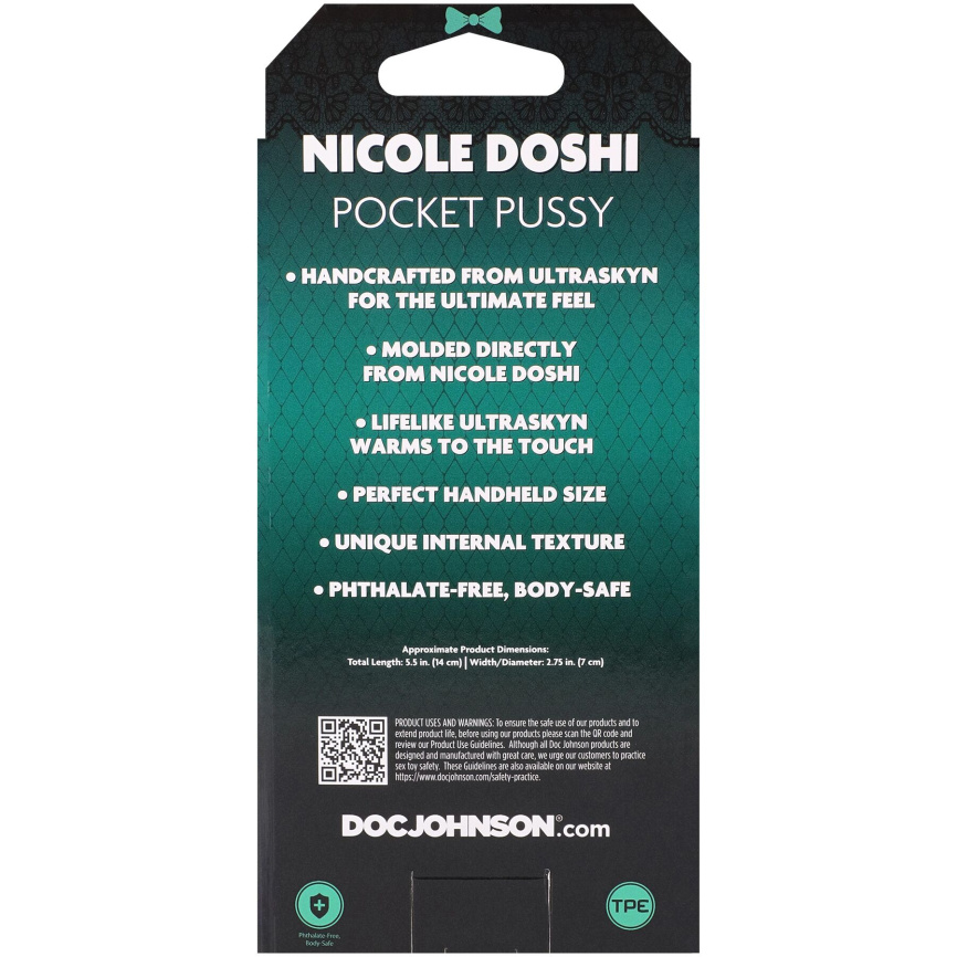 Мастурбатор Doc Johnson Nicole Doshi фото 7