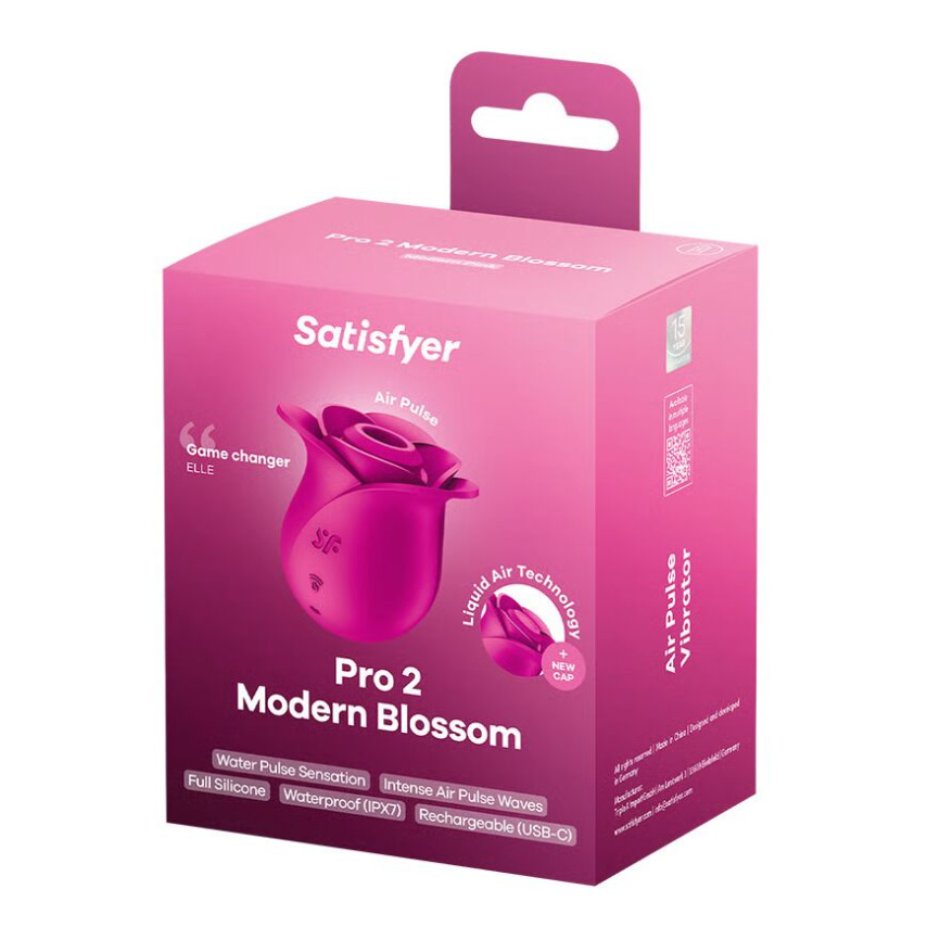 Вакуумний кліторальний стимулятор Satisfyer Pro 2 Modern Blossom, технологія Liquid Air фото 8