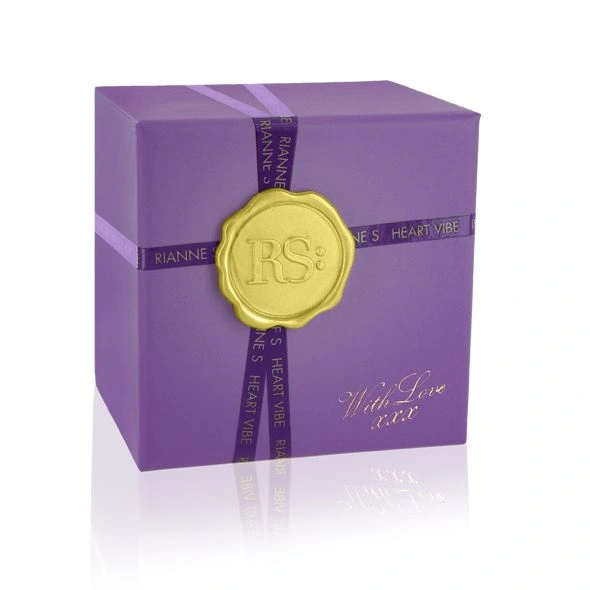 Вибратор-сердечко Rianne S: Heart Vibe Purple, 10 режимов, медицинский силикон, подарочная упаковка фото 3