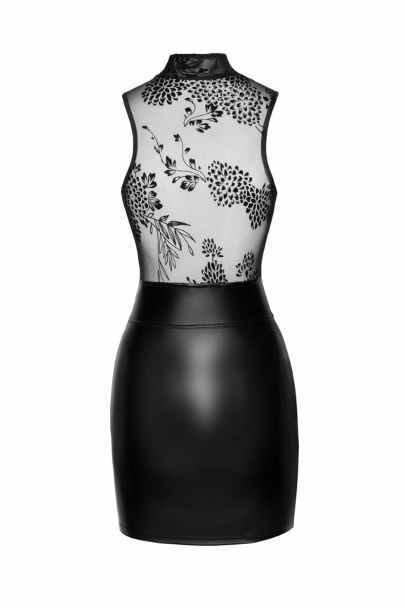 Сукня Noir Handmade F241 Short dress with powerwetlook skirt and tulle top, XL фото 6
