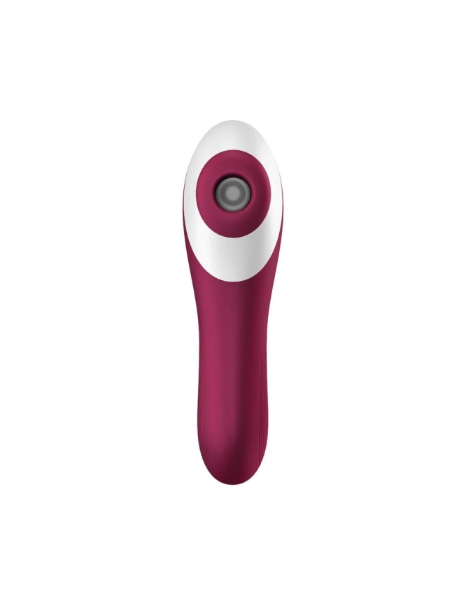 Вакуумный стимулятор с вибрацией Satisfyer Dual Crush Wine Red фото 2