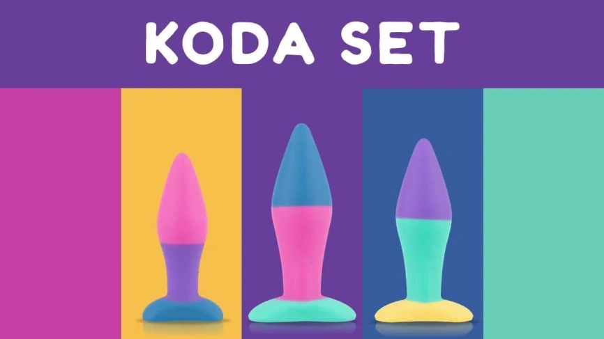 Набор анальных пробок PMV20 Koda – Butt Plug Set, диаметр 2,9 см, 3,9 см, 5 см фото 6