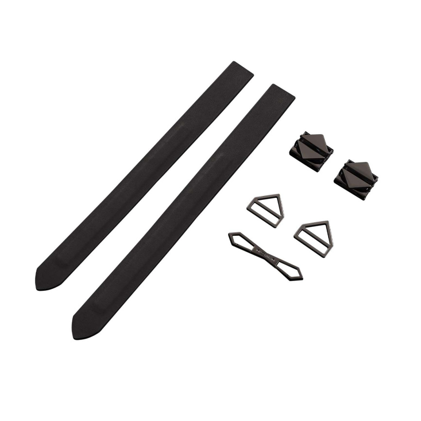 Фіксатори для рук та ніг LOCKINK Wristcuffs/Anklecuffs, чорні, натуральна шкіра фото 8