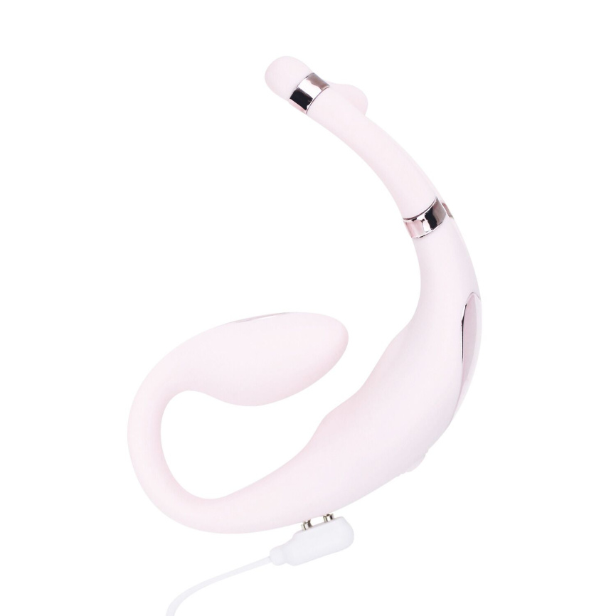 Смарт-вібратор для пар Adrien Lastic Venus + APP, подвійний, можна носити під одягом, 10 режимів фото 6