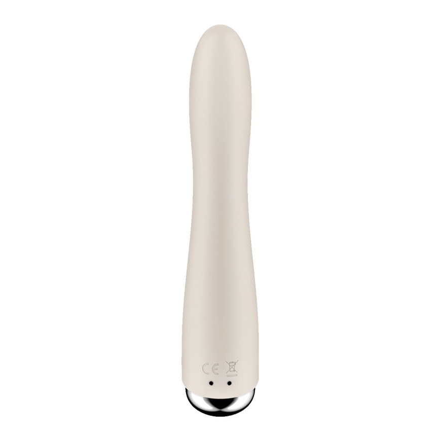 Вібратор точки G з обертанням Satisfyer Spinning Vibe 1 Beige, 2 мотори фото 4