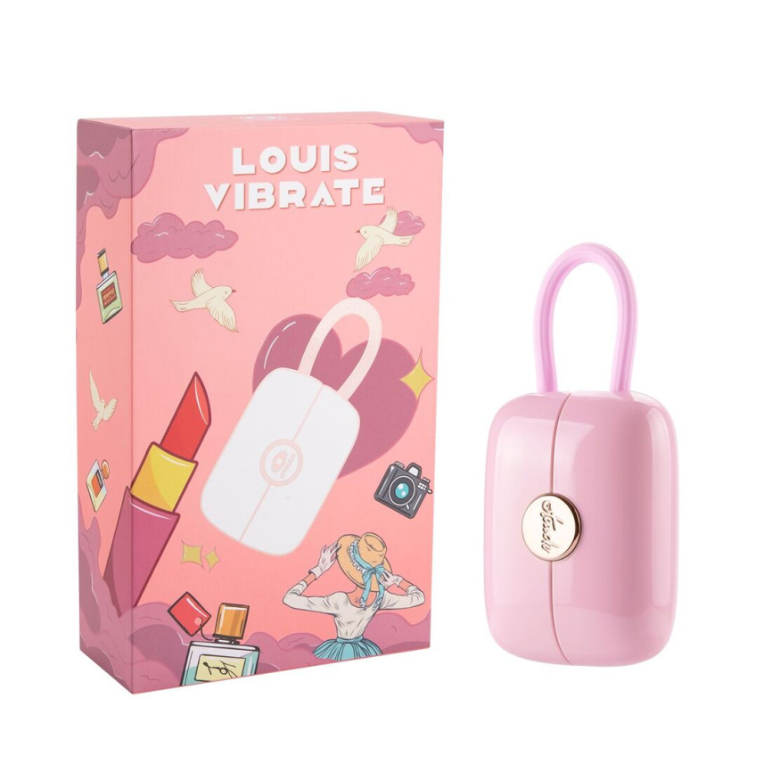 Вакуумний кліторальний стимулятор Otouch Louis Vibrate Pink з віброяйцем, у кейсі фото 9