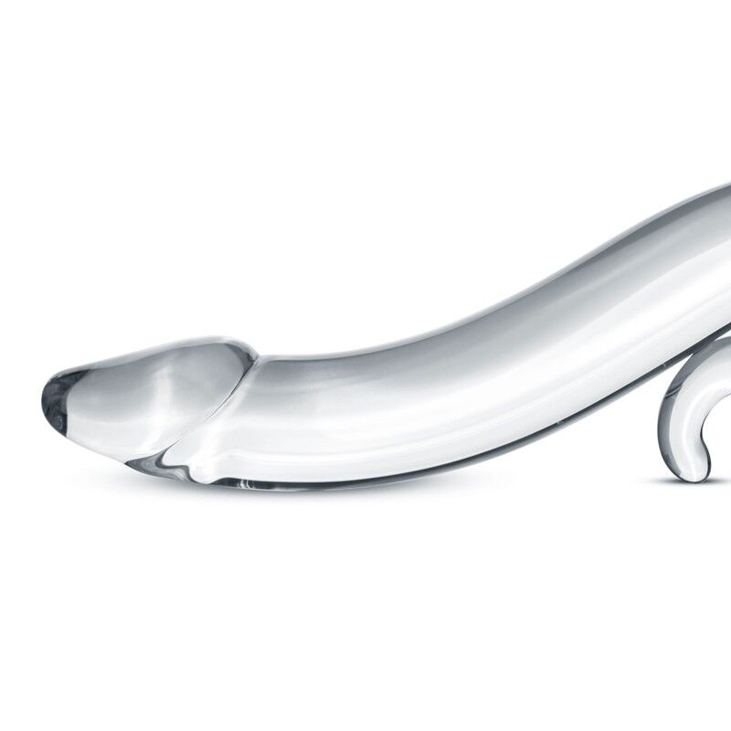 Скляний дилдо Gildo Glass Dildo No. 21, реалістична головка фото 3