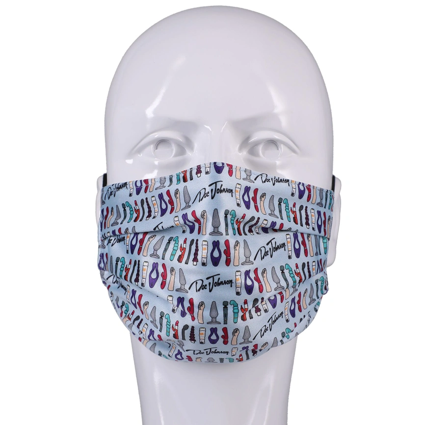 Двусторонняя маска Doc Johnson DJ Reversible and Adjustable face mask фото 2