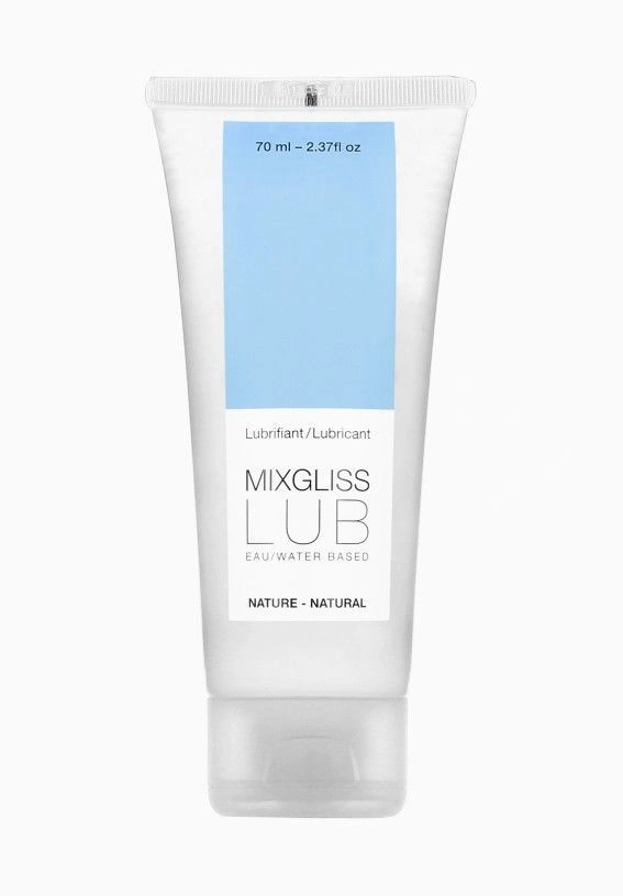 Лубрикант на водной основе MixGliss LUB NATURE (70 мл) с алантоином и экстрактом алоэ фото 1