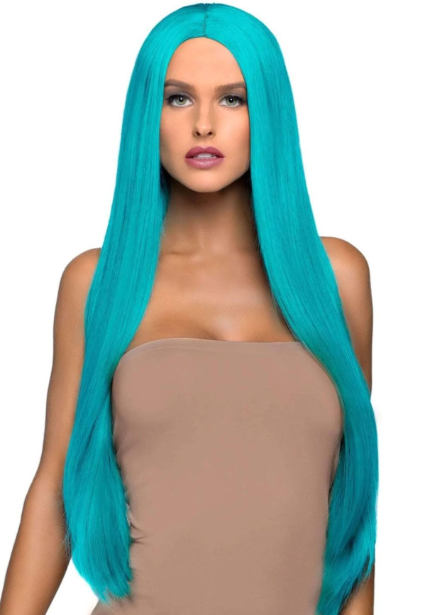 Перука Leg Avenue 33″ Long straight center part wig turquoise фото 1