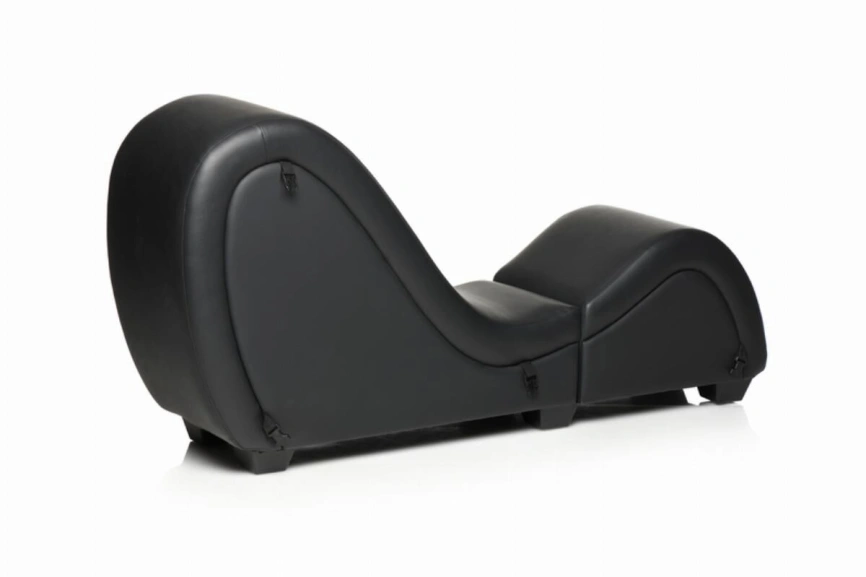 Секс-кресло с подушками Master Series Kinky Sex Lounge with Cushions - Black фото 5