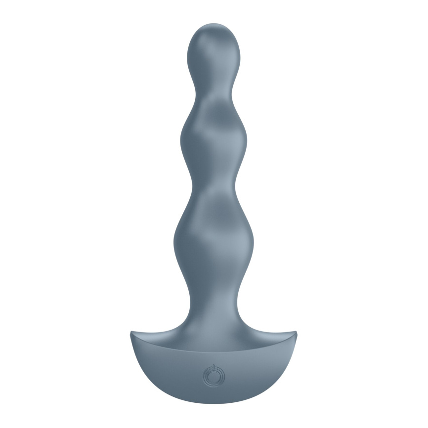 Анальний стимулятор-намистини з двома моторами Satisfyer Lolli-Plug 2 ice blue фото 1