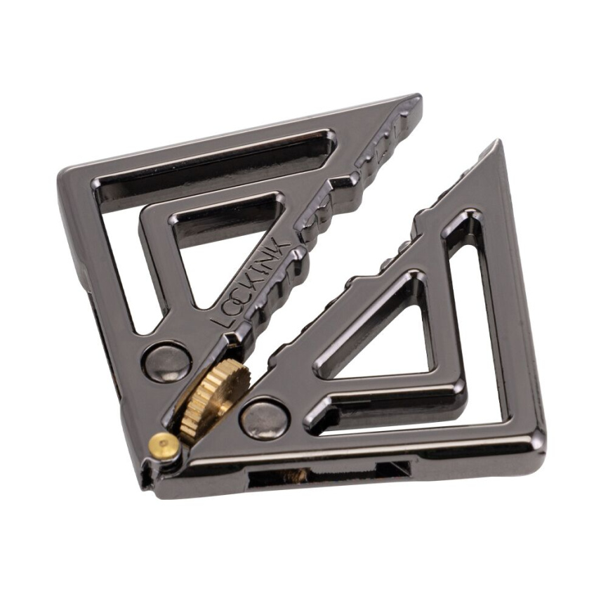Затискачі для сосків з важкою підвіскою LOCKINK Adjustable Nipple Clamps with Heavy Pendant, під срібло фото 2