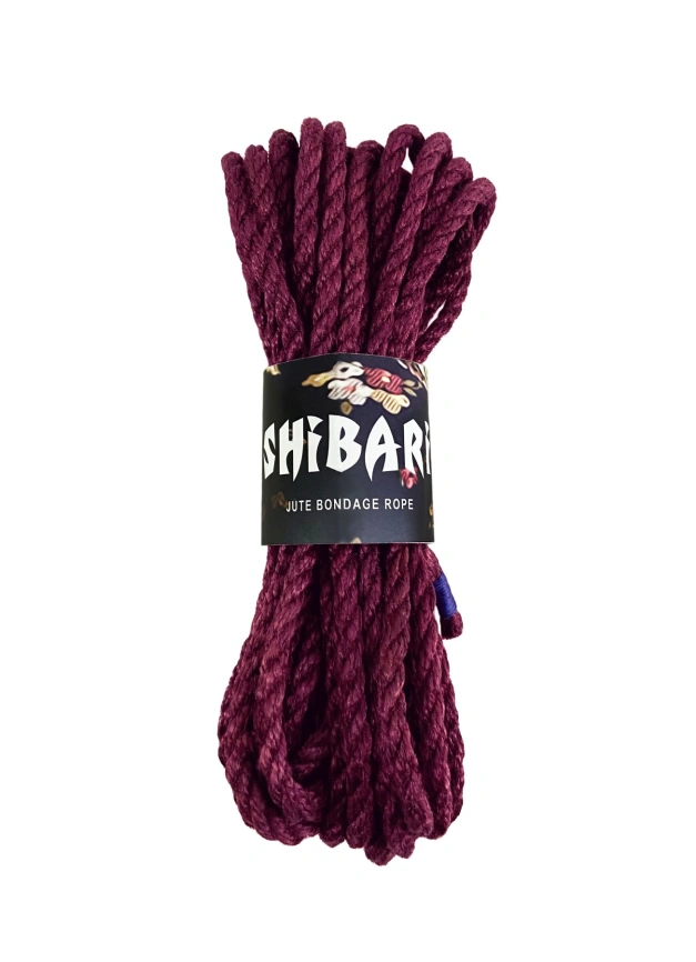 Джутовая веревка для Шибари Feral Feelings Shibari Rope, 8 м фиолетовая фото 1