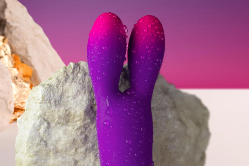 Вібратор Rocks Off Glo Girl - Bunny фото 3