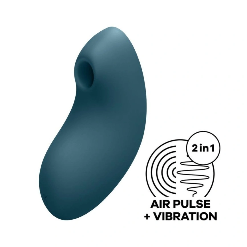 Вакуумный вибратор Satisfyer Vulva Lover 2 Blue фото 1