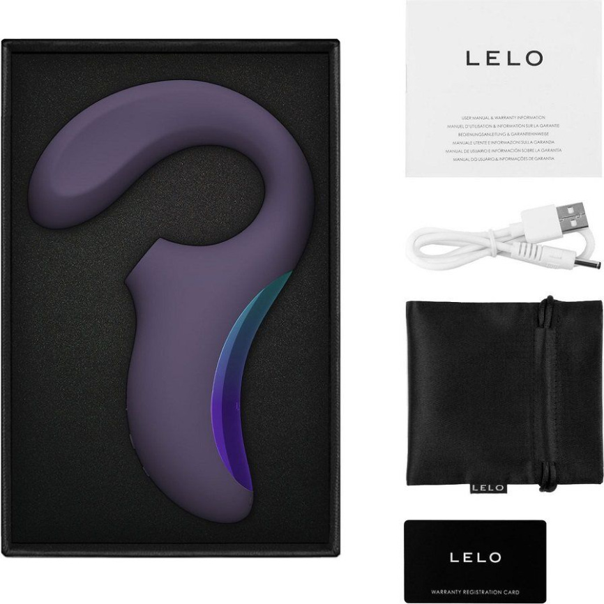 Кліторально-вагінальний звуковий стимулятор LELO Enigma WAVE Cyber Purple, 3 типи стимуляції фото 5