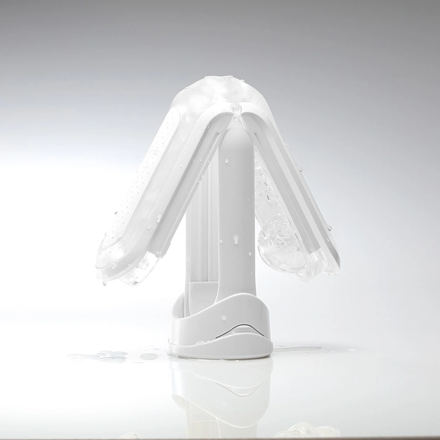 Мастурбатор Tenga Flip Zero White, изменяемая интенсивность стимуляции, раскладной фото 5