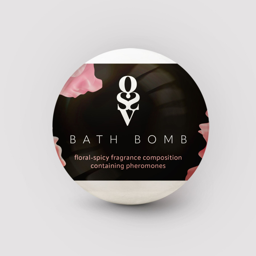 Бомбочка для ванни з феромонами Obsessive Bath bomb Floral - Spicy (100 г) фото 2