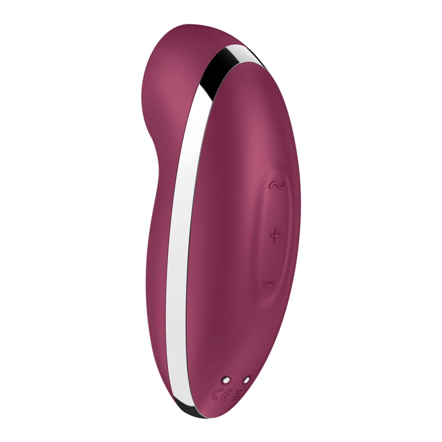 Вибростимулятор-пульсатор Satisfyer Tap & Climax 2 Red, эффект постукивания пальцем фото 5