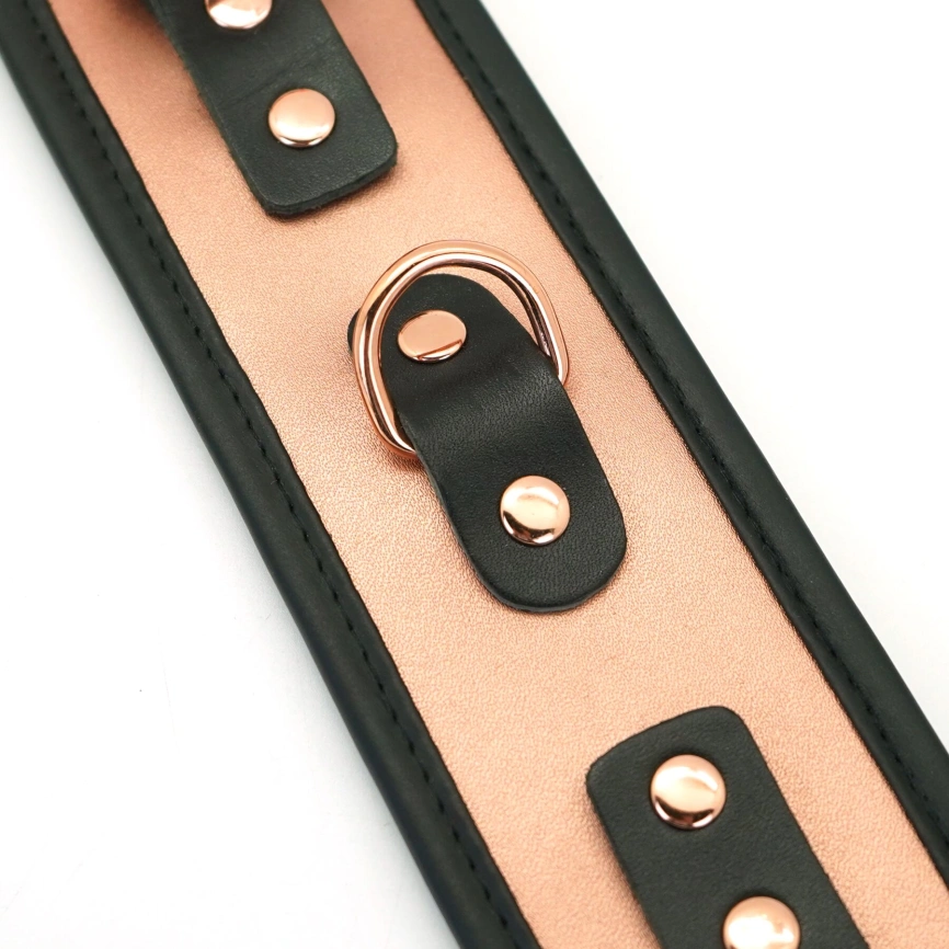 Наручники Liebe Seele Rose Gold Memory Wrist Cuff, натуральная кожа, розовое золото фото 6