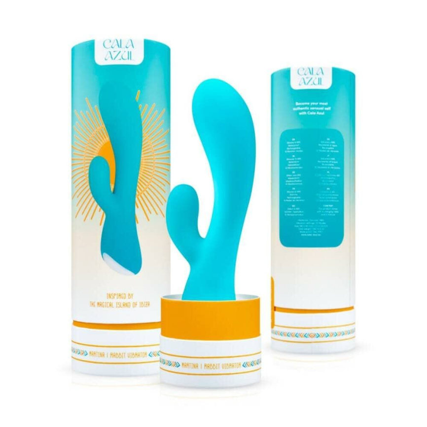 Вібратор-кролик Cala Azul – Martina Rabbit Vibrator, ергономічна форма, 10 режимів фото 10