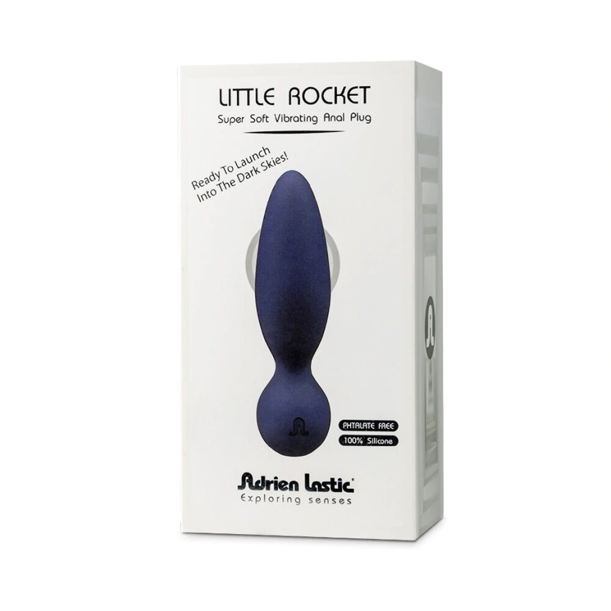Анальная вибропробка Adrien Lastic Little Rocket макс. диаметр 3,5см, soft-touch фото 5