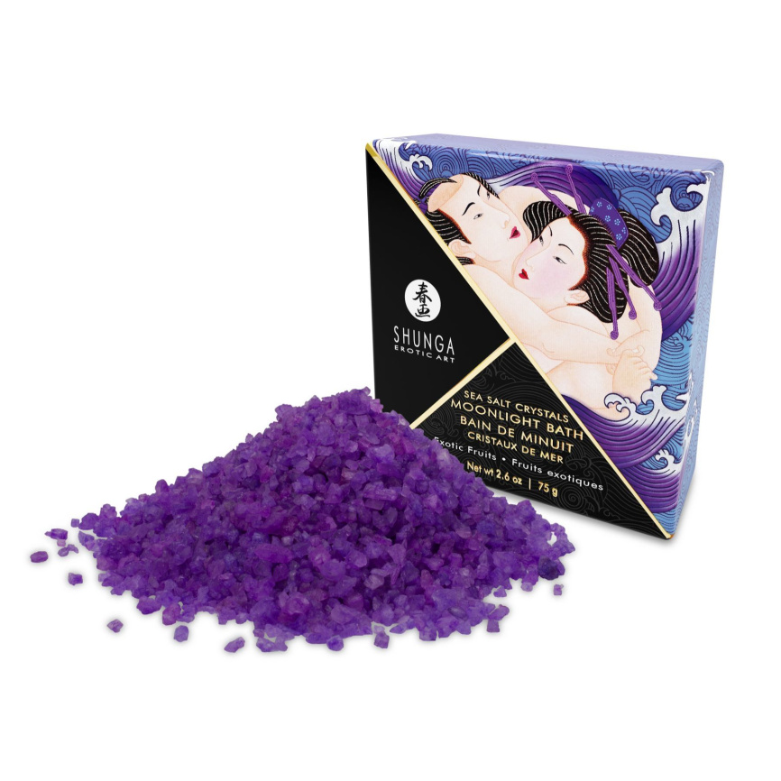 Сіль для ванни Shunga Moonlight Bath – Exotic Fruits (75 г), сіль Мертвого моря, ароматичні олії фото 2
