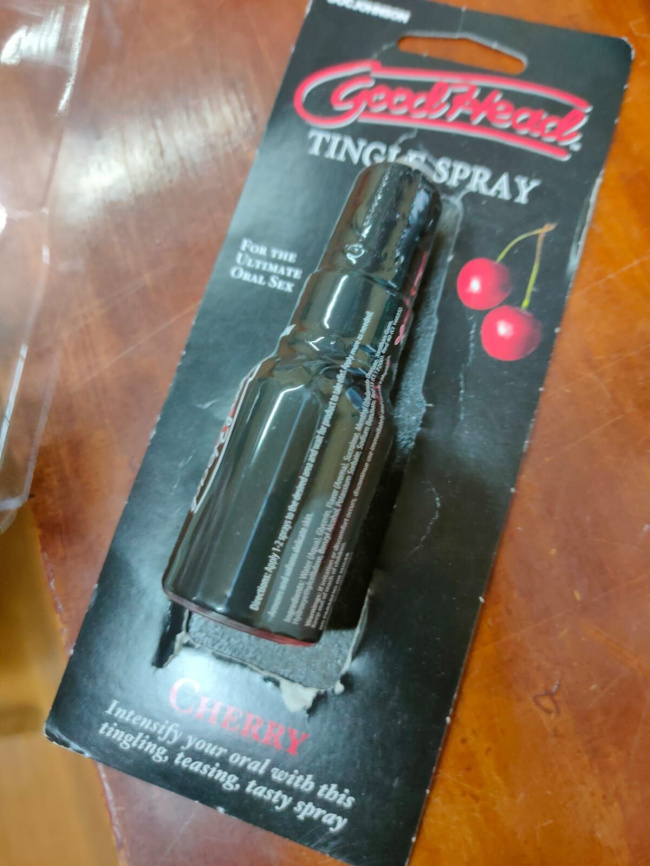 Спрей для мінету Doc Johnson GoodHead Tingle Spray - Sweet Cherry (29 мл) (пошкоджене паковання!!!) фото 3