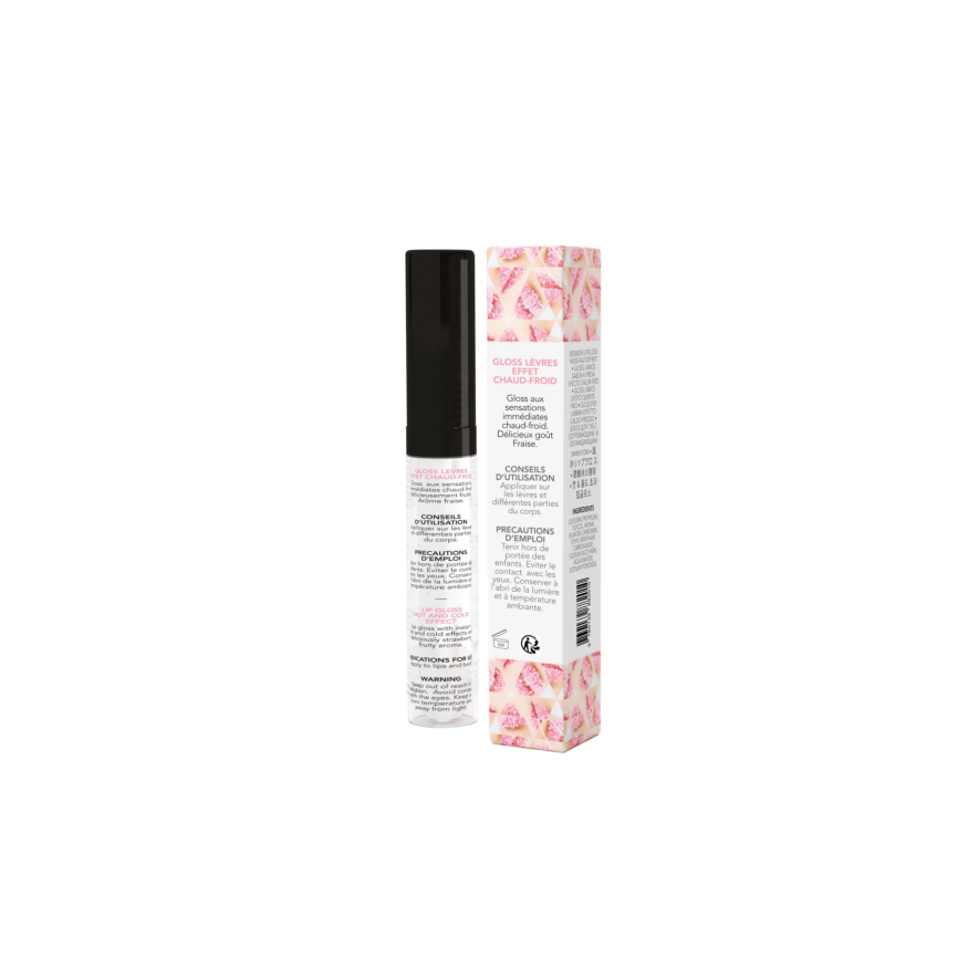 Стимулювальний блиск для губ EXSENS Lip Gloss 7,4 мл, ефект поколювання і холод-тепло фото 4