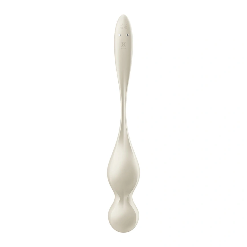 Вагинальные смарт-шарики с вибрацией Satisfyer Love Birds 1 Connect App White, 78 г фото 3