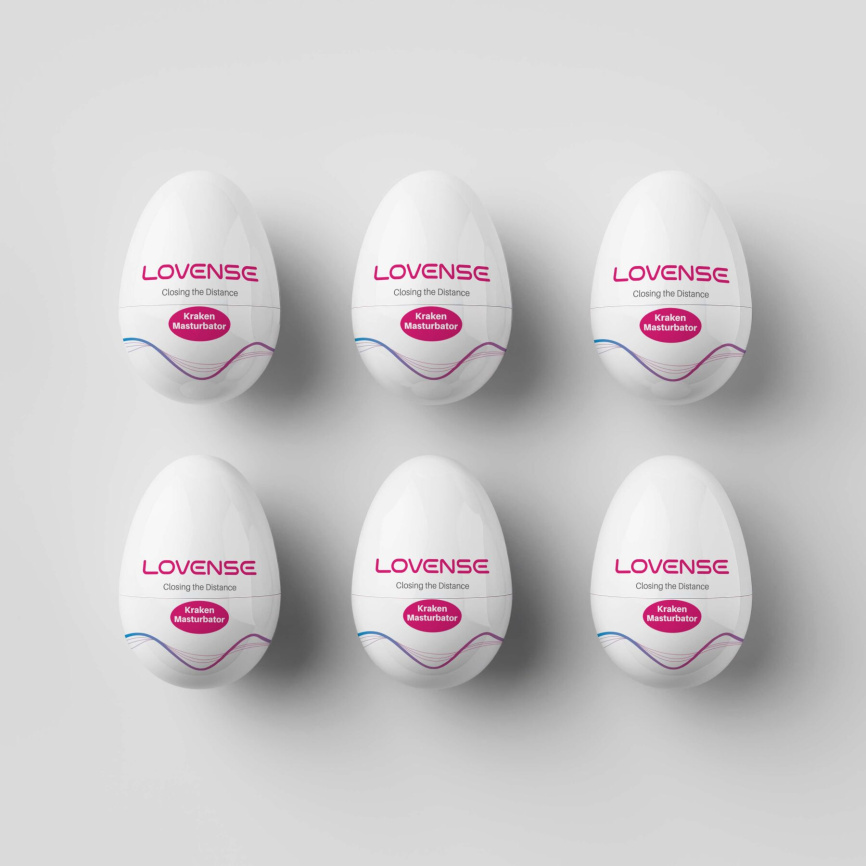 Набір мастурбаторів-яєць Lovense Kraken masturbator egg box, 6 штук, різна текстура фото 4