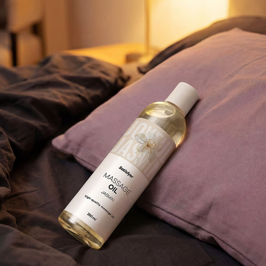 Розпродаж!!! Масажна олія Satisfyer Massage Oil Jasmin 250 мл (термін 30.04.2027) фото 8